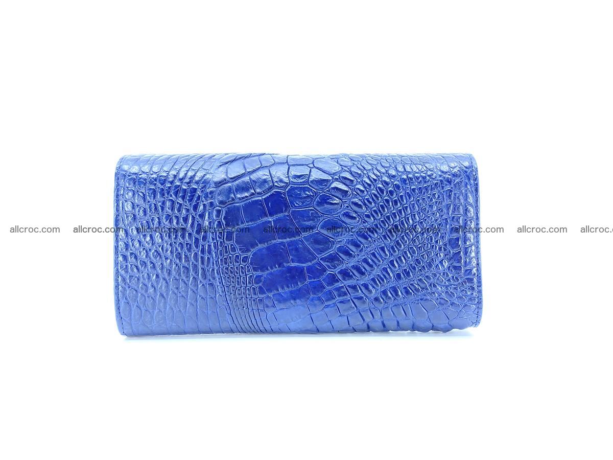 Genuine Crocodile skin trifold wallet, long wallet for women 472 Foto 1