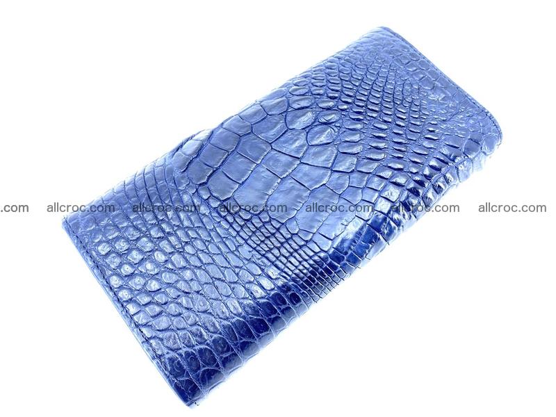 Genuine Crocodile skin trifold wallet, long wallet for women 472