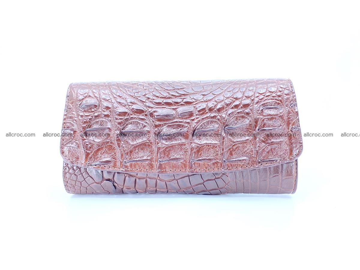 Genuine Crocodile skin trifold wallet, long wallet for women from 464 Foto 0