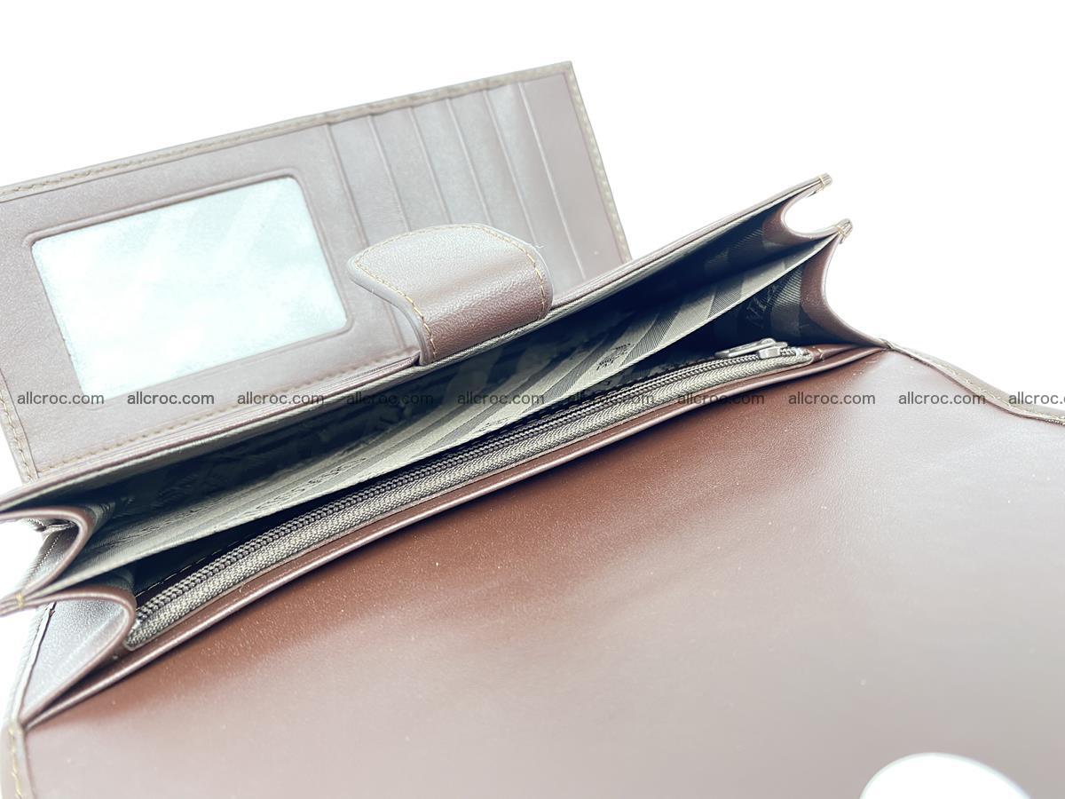 Genuine Crocodile skin trifold wallet, long wallet for women from 464 Foto 6