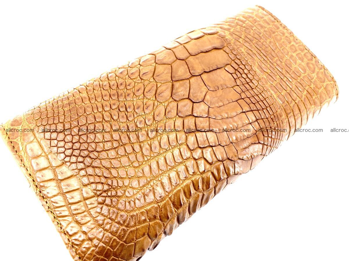 Genuine Crocodile skin trifold wallet, long wallet for women 480 Foto 3