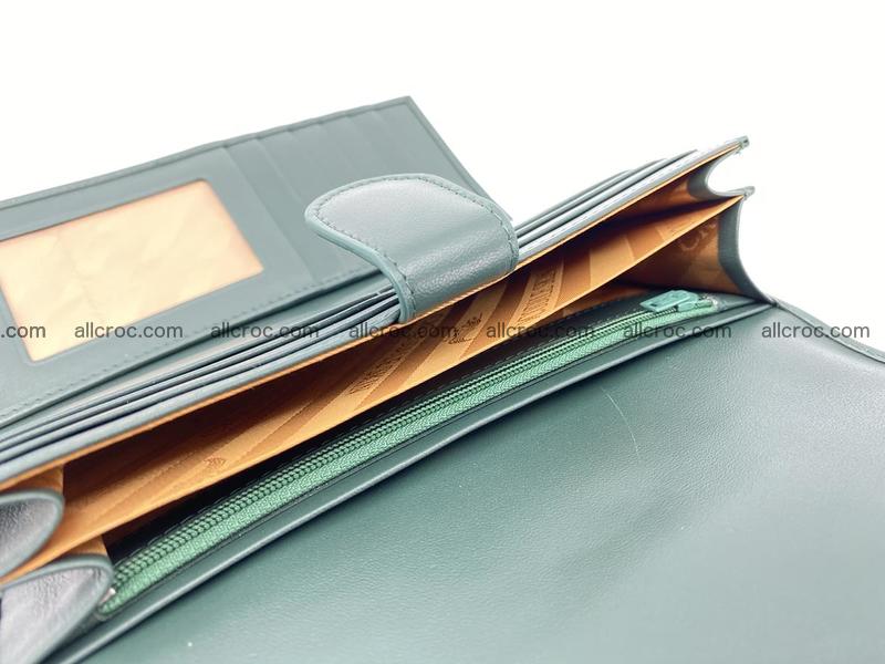 Genuine Crocodile skin trifold wallet, long wallet for women 479