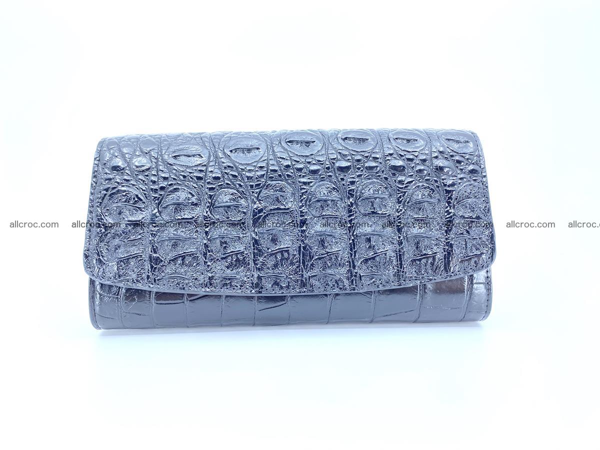 Genuine Crocodile skin trifold wallet, long wallet for women 466 Foto 0