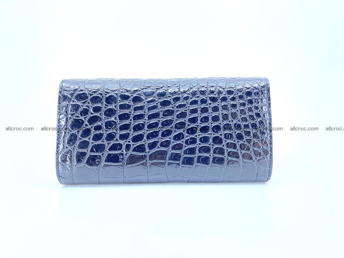 Genuine Crocodile skin trifold wallet, long wallet for women 466 Foto 1