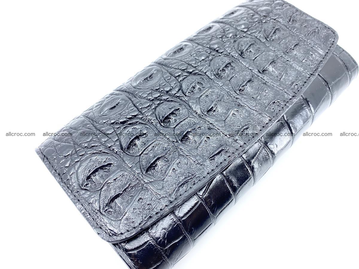 Genuine Crocodile skin trifold wallet, long wallet for women 466 Foto 2