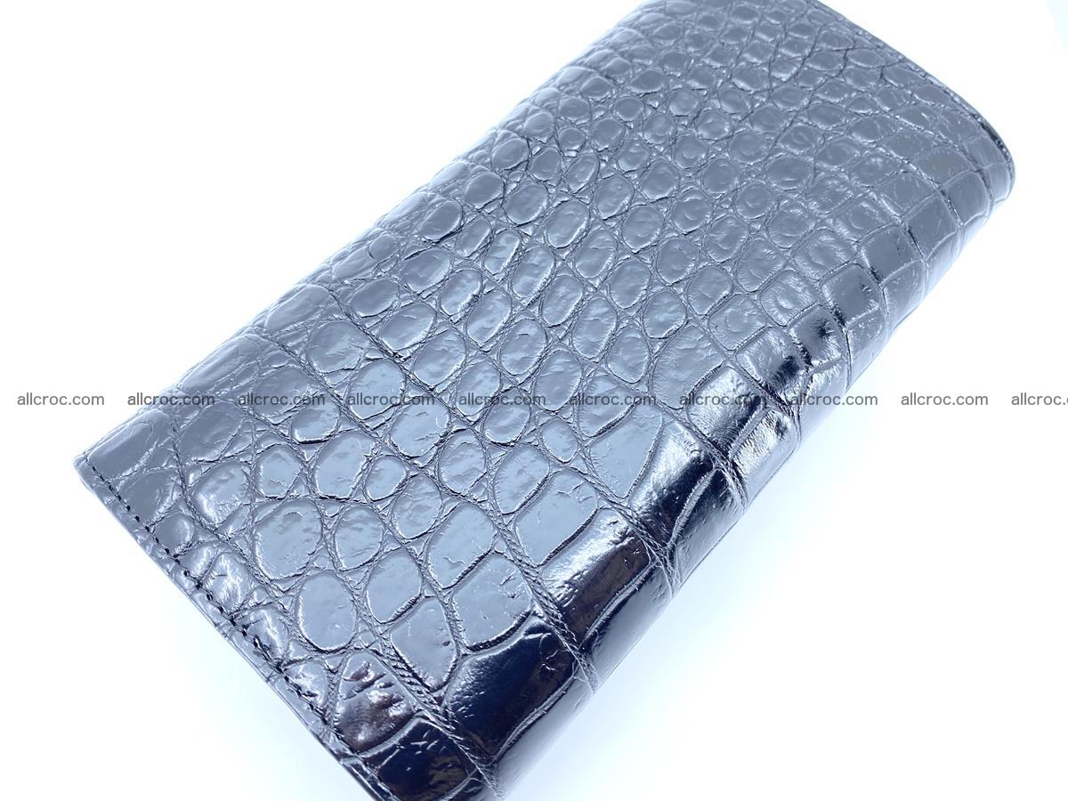 Genuine Crocodile skin trifold wallet, long wallet for women 466 Foto 4