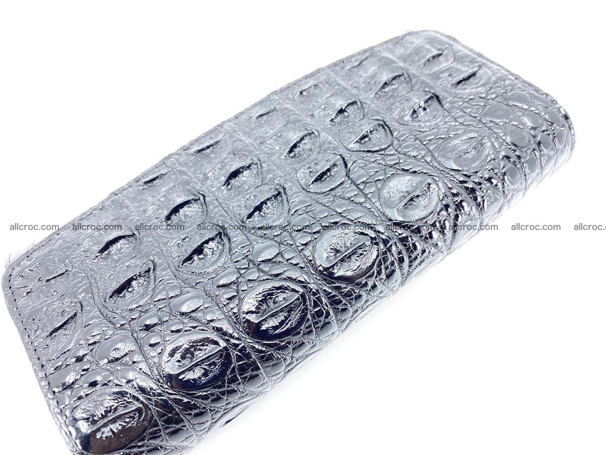 Genuine Crocodile skin trifold wallet, long wallet for women 466 Foto 3