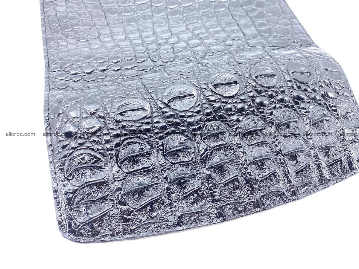 Genuine Crocodile skin trifold wallet, long wallet for women 466 Foto 5