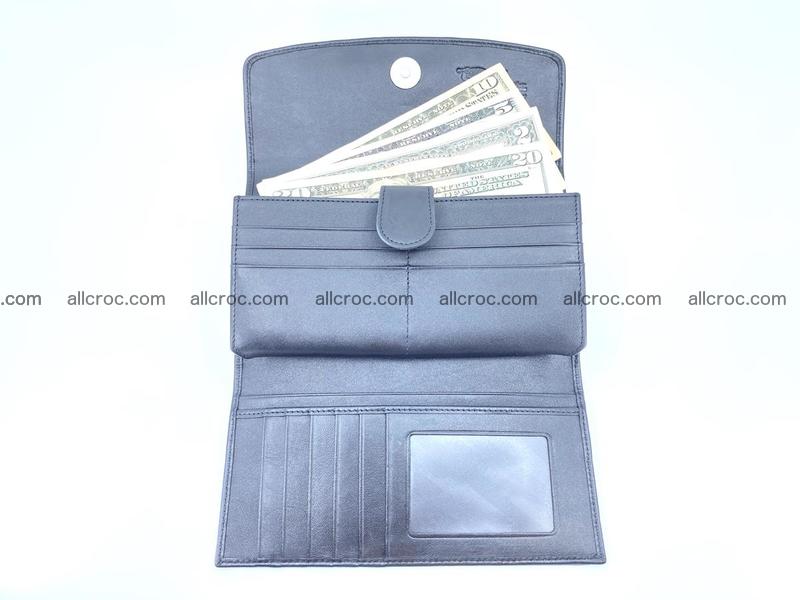 Genuine Crocodile skin trifold wallet, long wallet for women 466