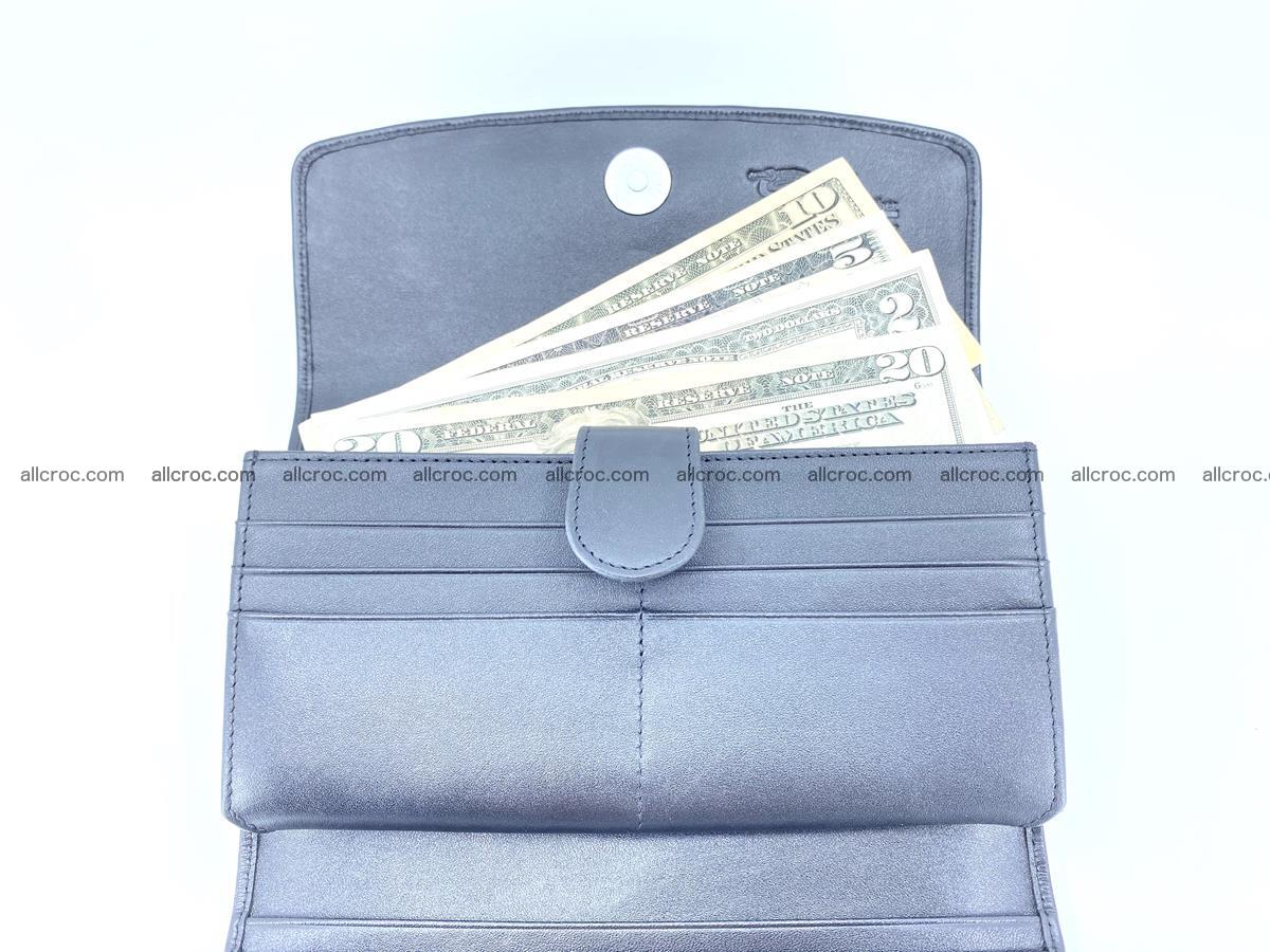 Genuine Crocodile skin trifold wallet, long wallet for women 466 Foto 7