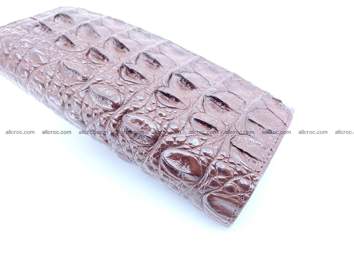 Genuine Crocodile skin trifold wallet, long wallet for women 462 Foto 3