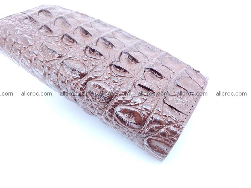 Genuine Crocodile skin trifold wallet, long wallet for women 462