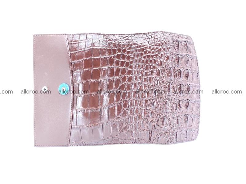 Genuine Crocodile skin trifold wallet, long wallet for women 462