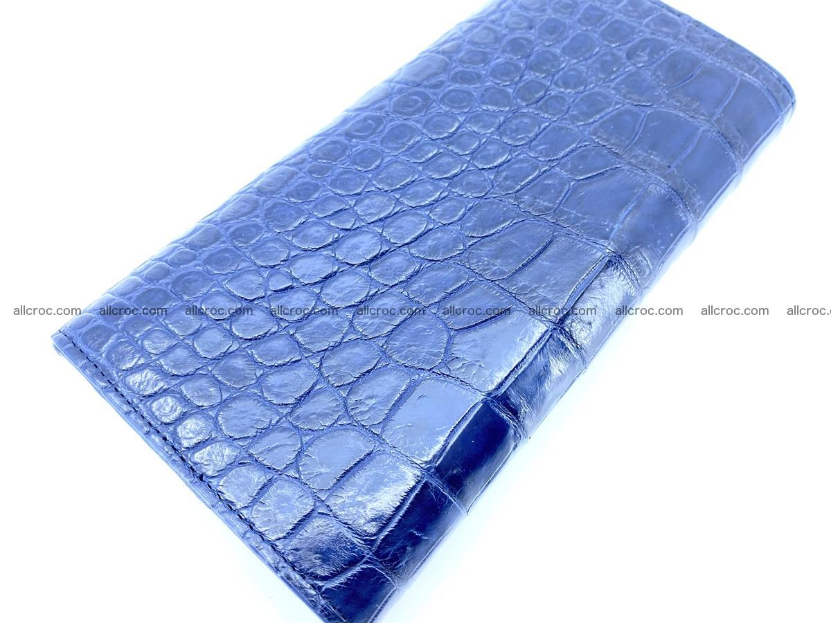 Genuine Crocodile skin trifold wallet, long wallet for women 470 Foto 3