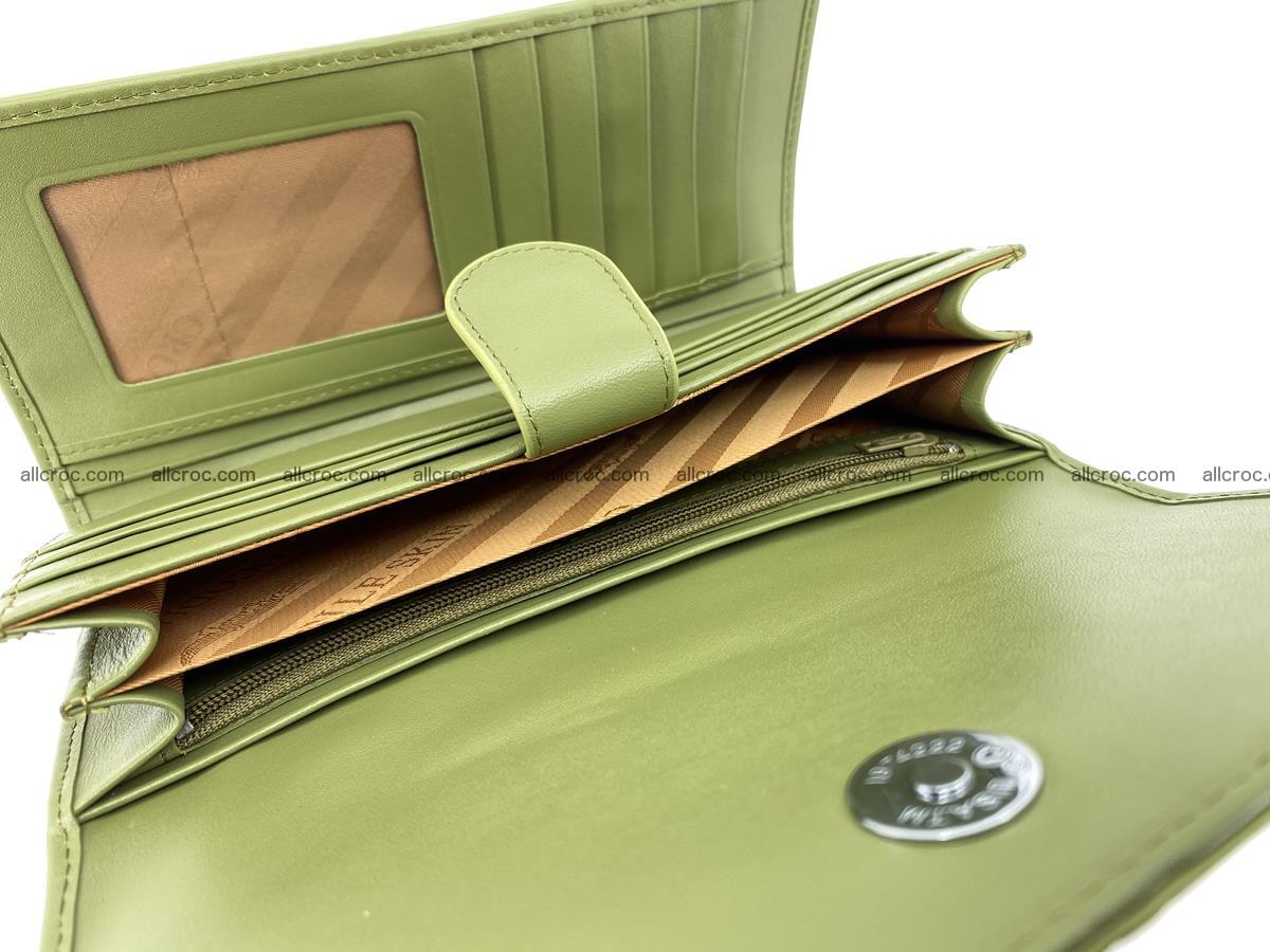 Genuine Crocodile skin trifold wallet, long wallet for women 482 Foto 7