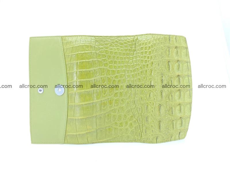 Genuine Crocodile skin trifold wallet, long wallet for women 482