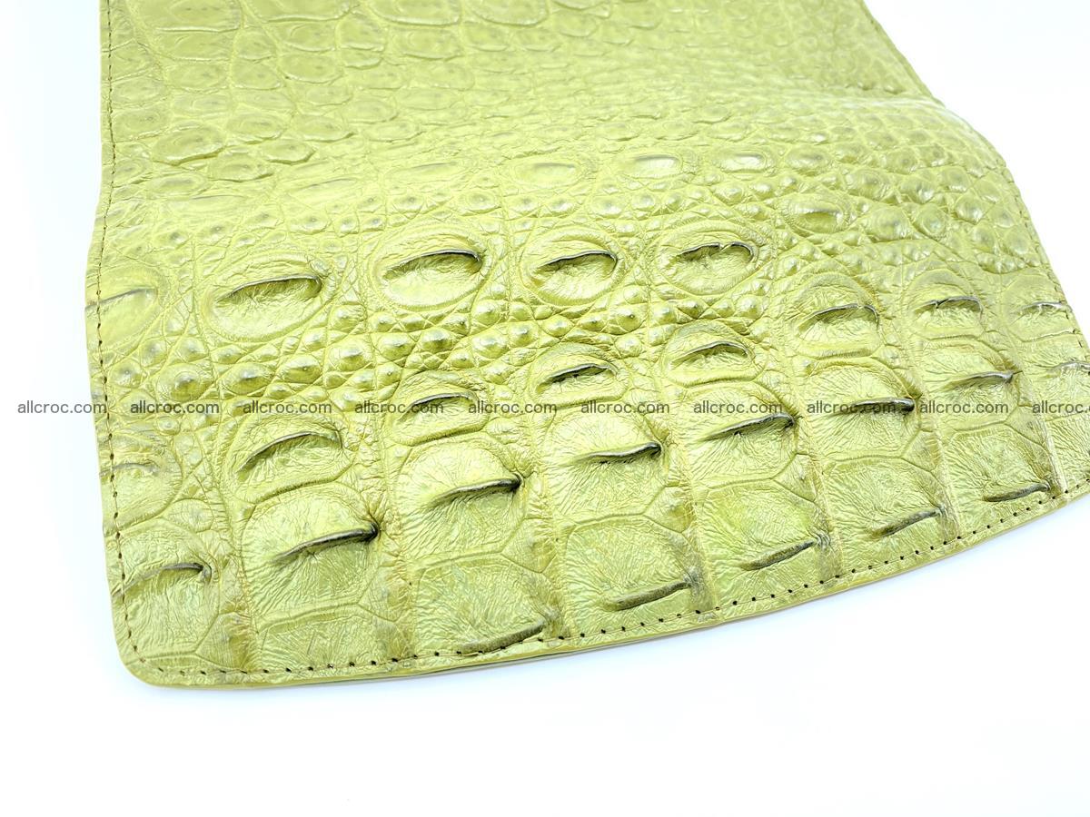 Genuine Crocodile skin trifold wallet, long wallet for women 482 Foto 4
