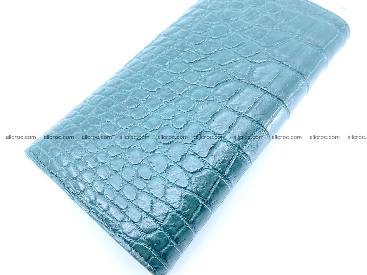 Genuine Crocodile skin trifold wallet, long wallet for women 479 Foto 3