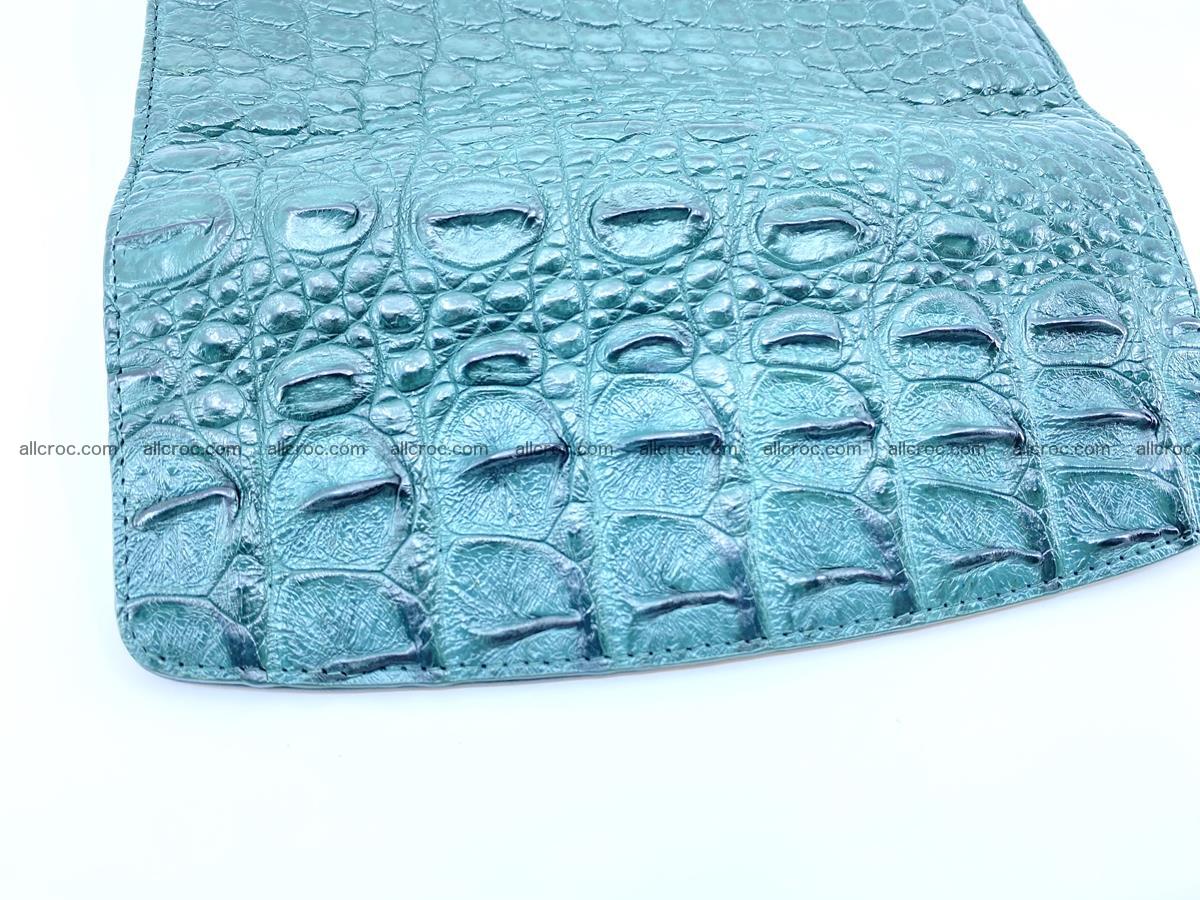Genuine Crocodile skin trifold wallet, long wallet for women 479 Foto 4