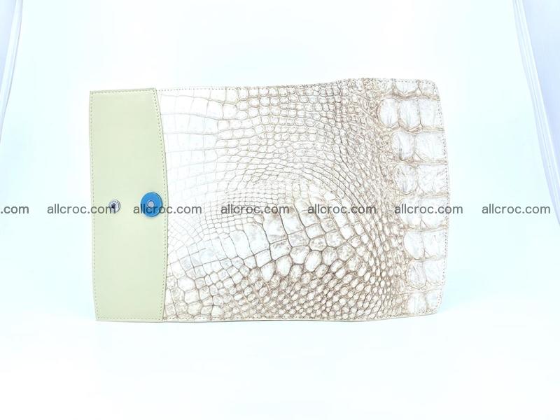 Genuine Crocodile skin trifold wallet, long wallet for women 458