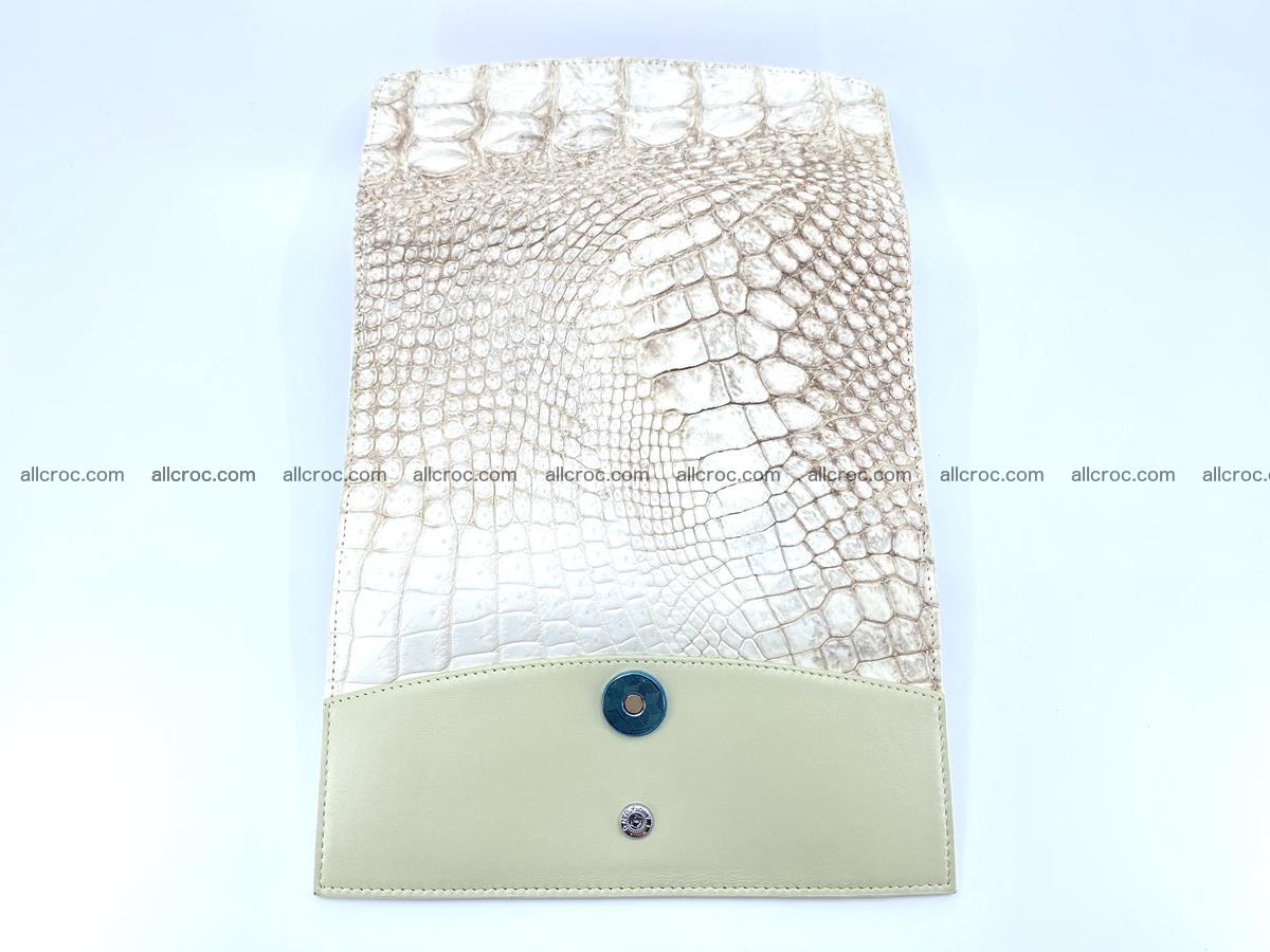 Genuine Crocodile skin trifold wallet, long wallet for women 458 Foto 8