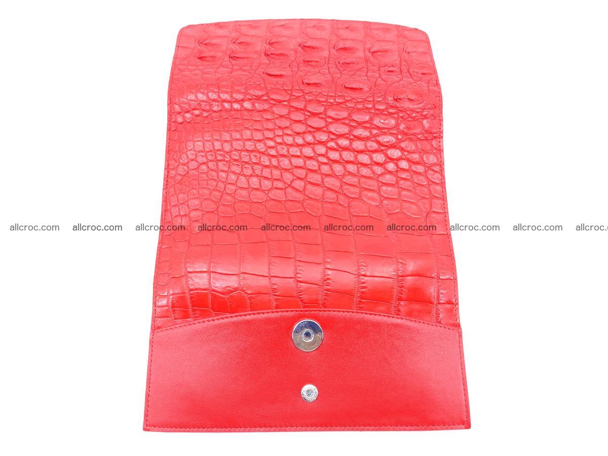 Genuine Crocodile skin trifold wallet, long wallet for women 454 Foto 10
