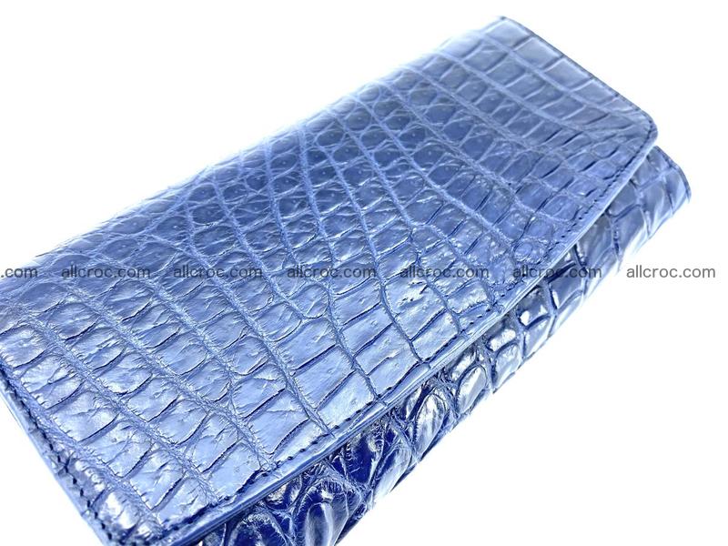 Siamese crocodile skin long wallet for women 469