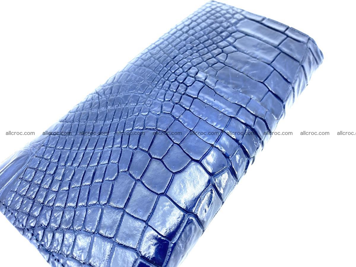 Siamese crocodile skin long wallet for women 469 Foto 3