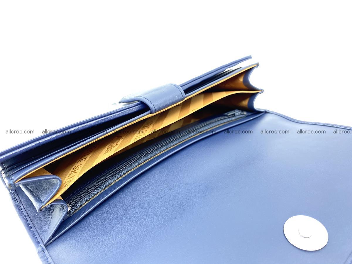 Siamese crocodile skin long wallet for women 469 Foto 6