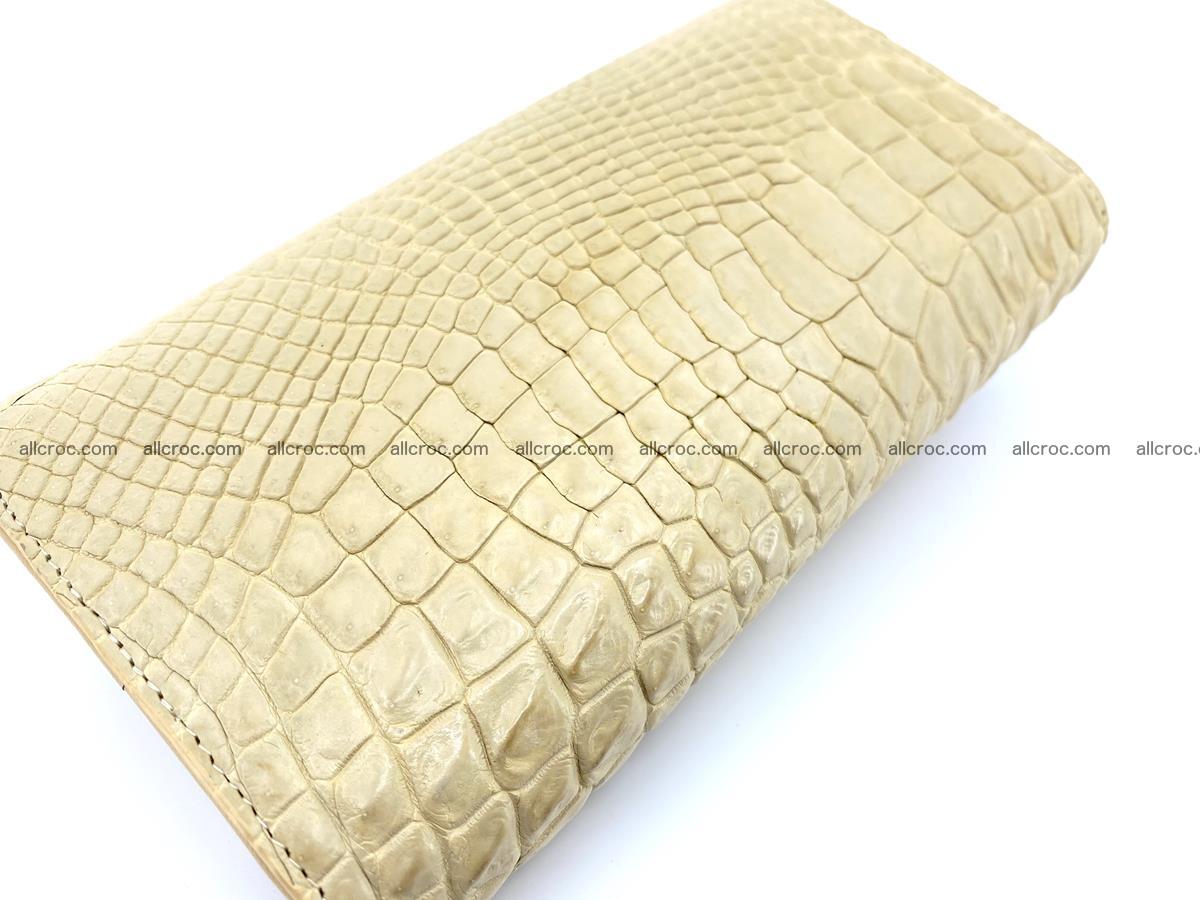 Siamese crocodile skin long wallet for women 477 Foto 3