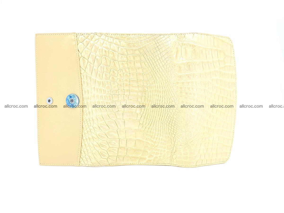 Siamese crocodile skin long wallet for women 477 Foto 7