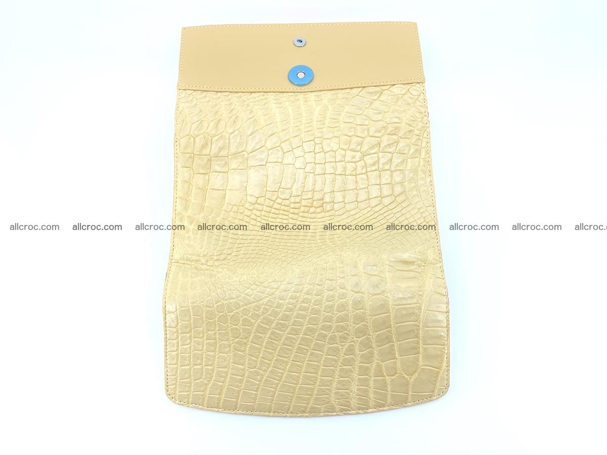 Siamese crocodile skin long wallet for women 477 Foto 8