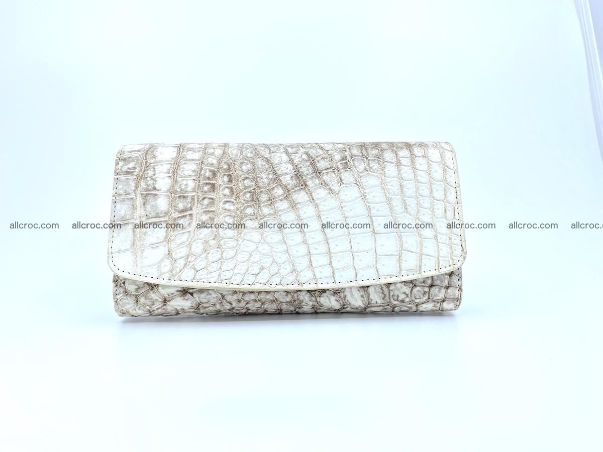 Siamese crocodile skin long wallet for women 459 Foto 0