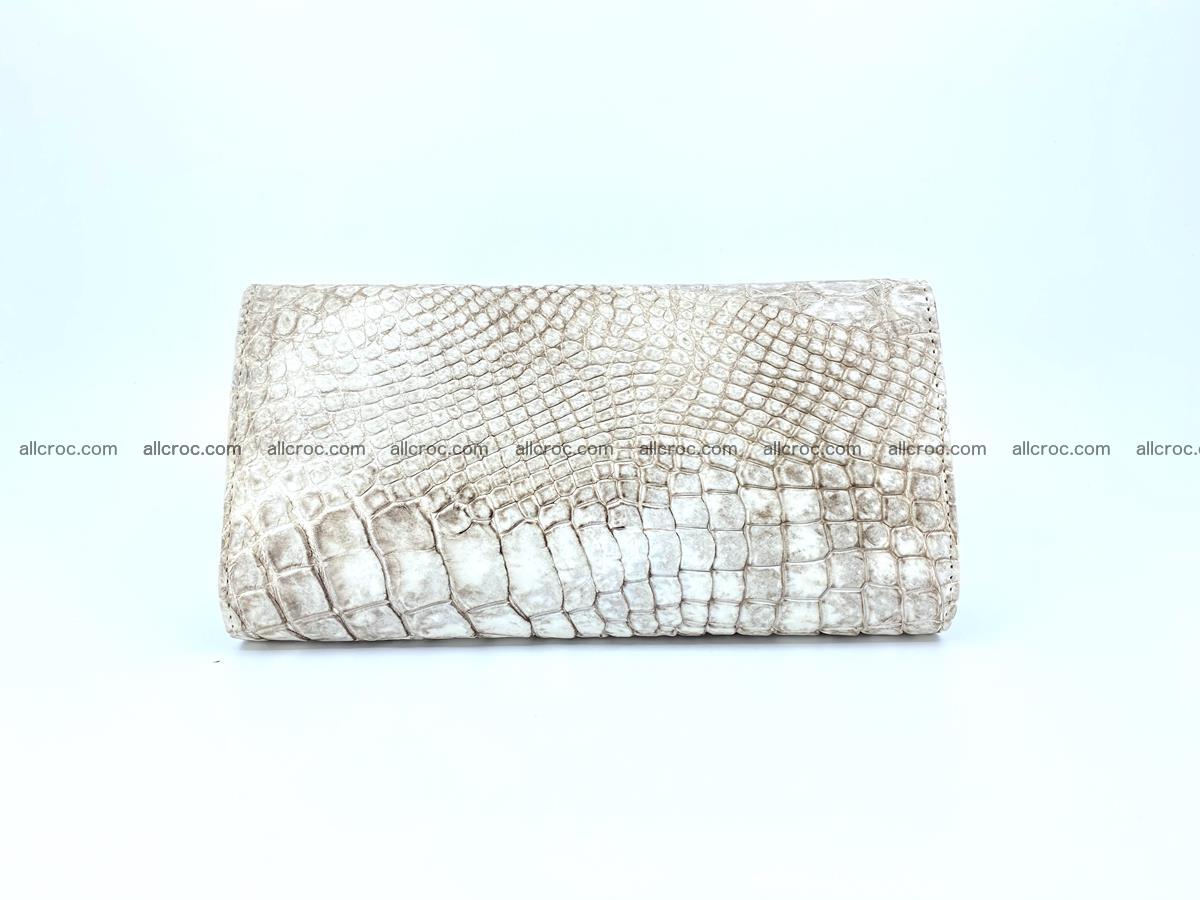 Siamese crocodile skin long wallet for women 459 Foto 1