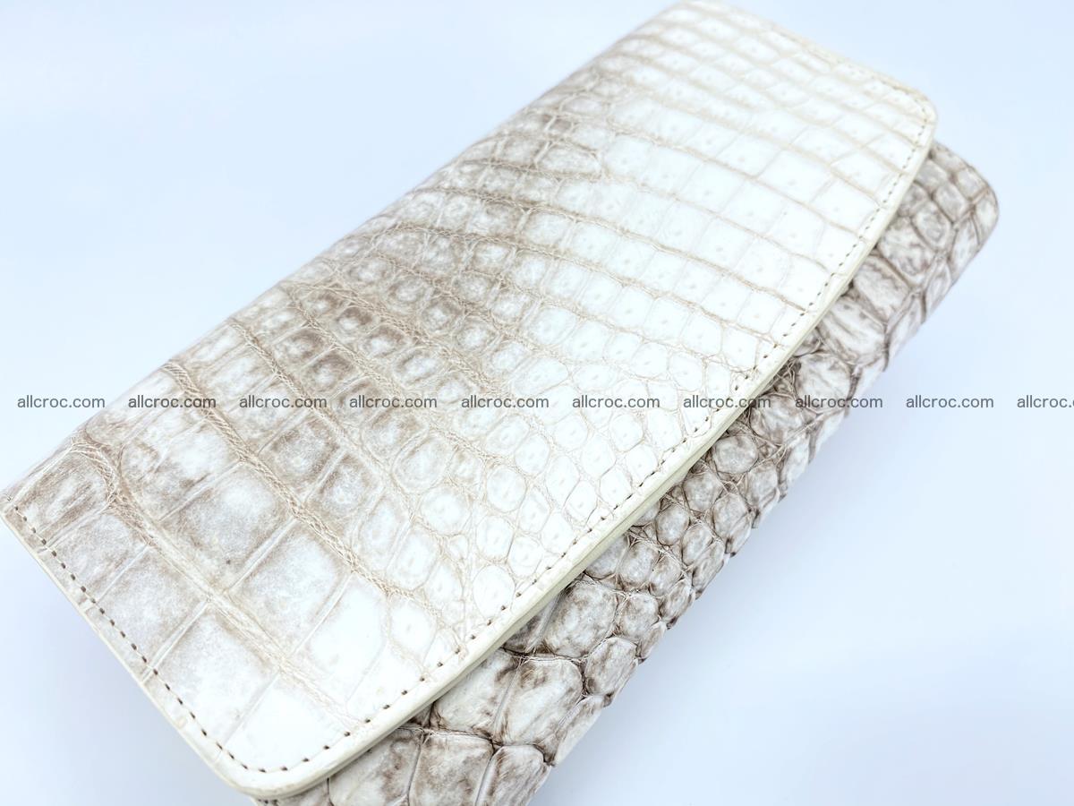 Siamese crocodile skin long wallet for women 459 Foto 2