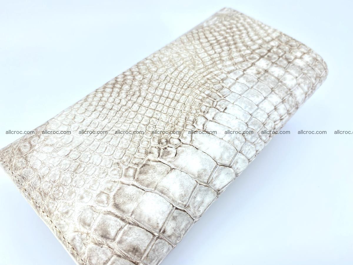 Siamese crocodile skin long wallet for women 459 Foto 3