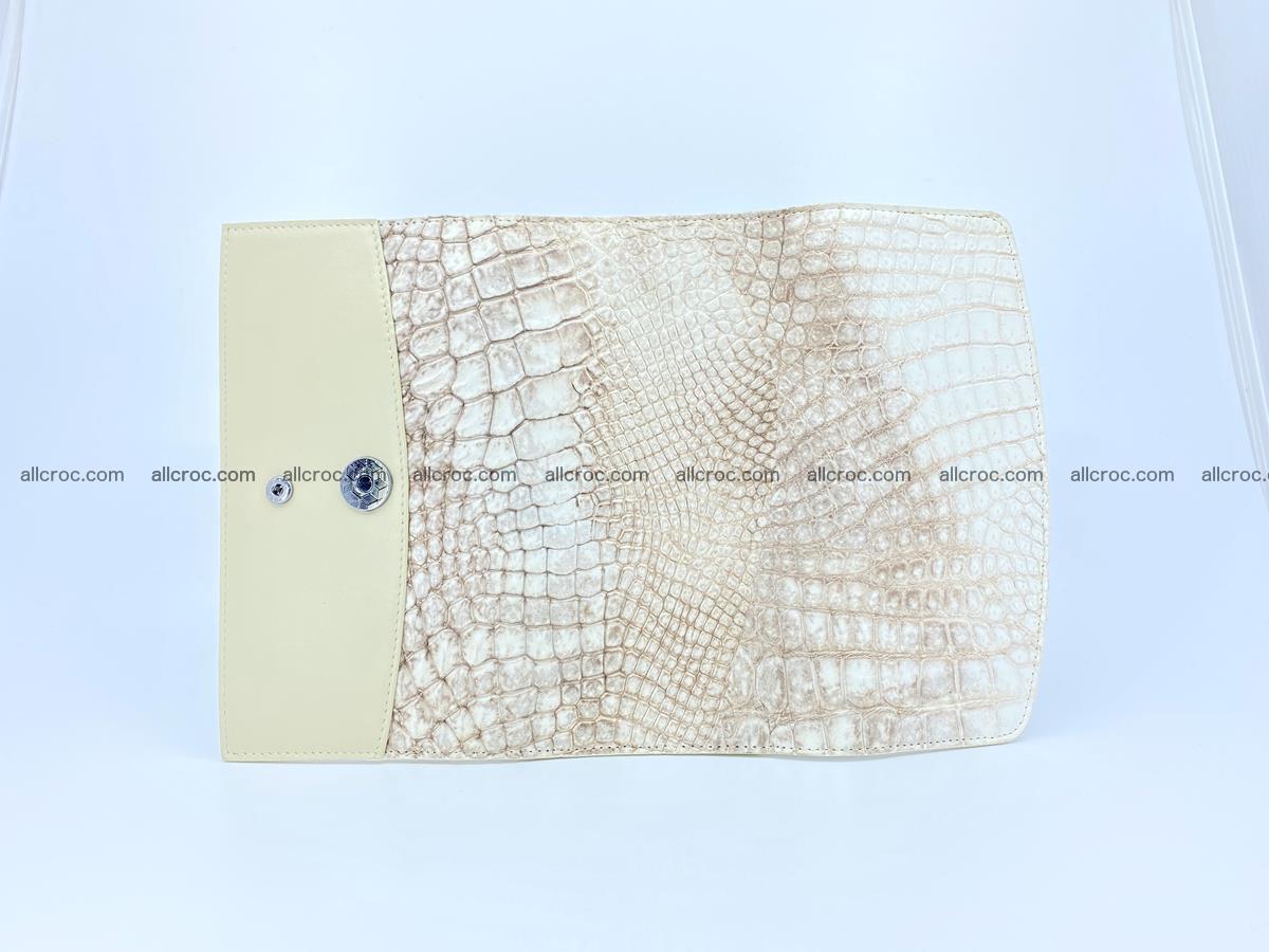 Siamese crocodile skin long wallet for women 459 Foto 7