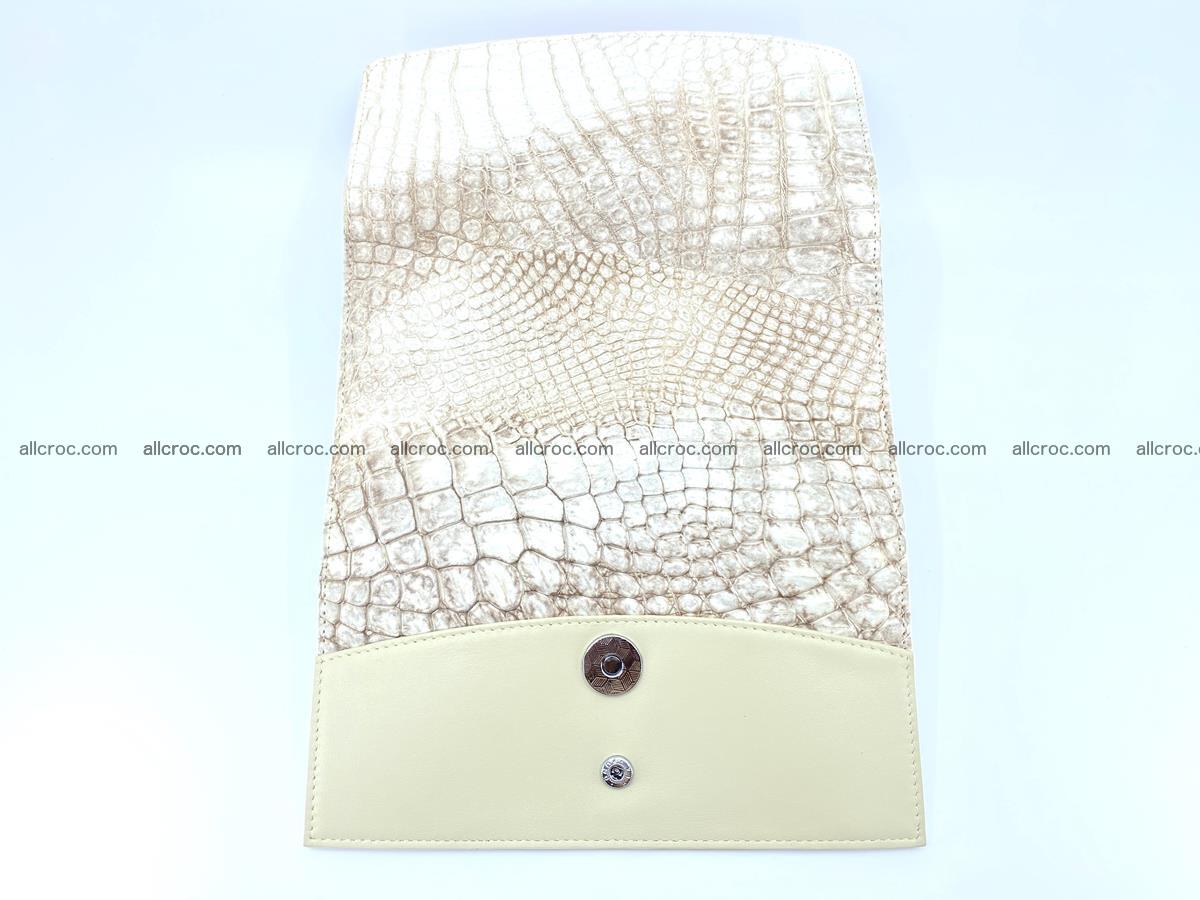 Siamese crocodile skin long wallet for women 459 Foto 8