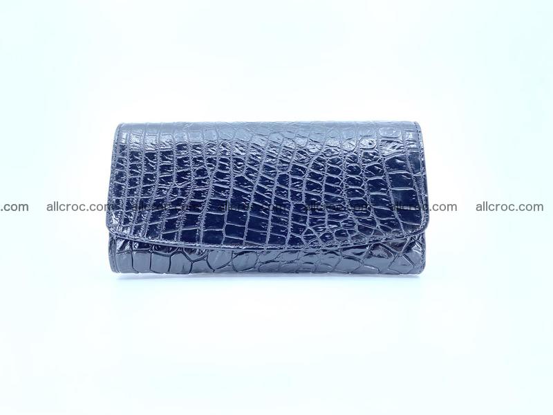 Siamese crocodile skin long wallet for women 467