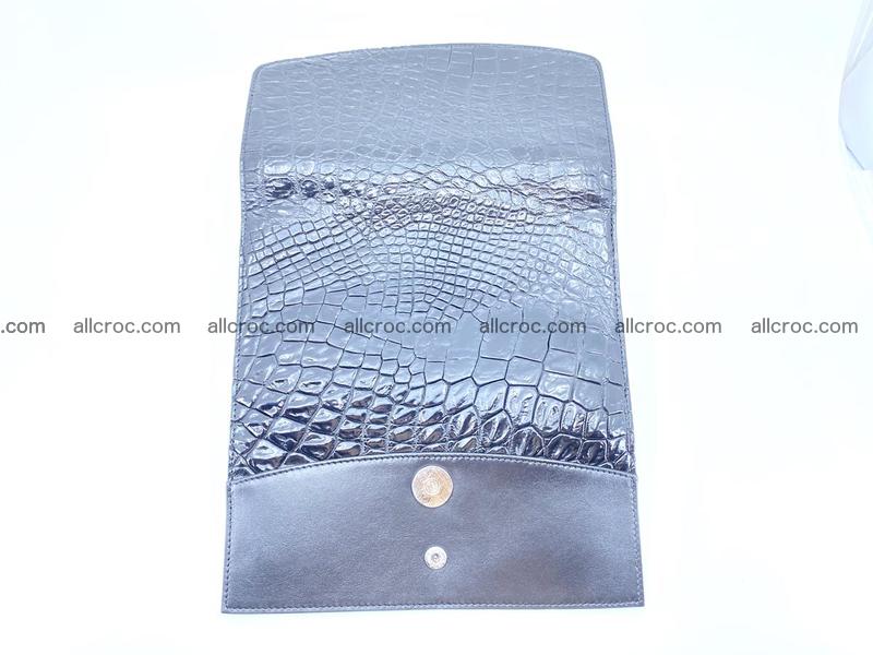 Siamese crocodile skin long wallet for women 467