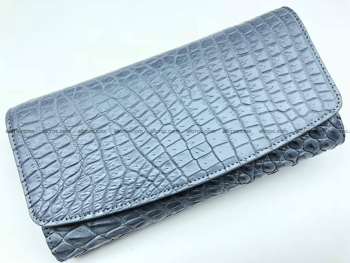 Siamese crocodile skin long wallet for women 474 Foto 2