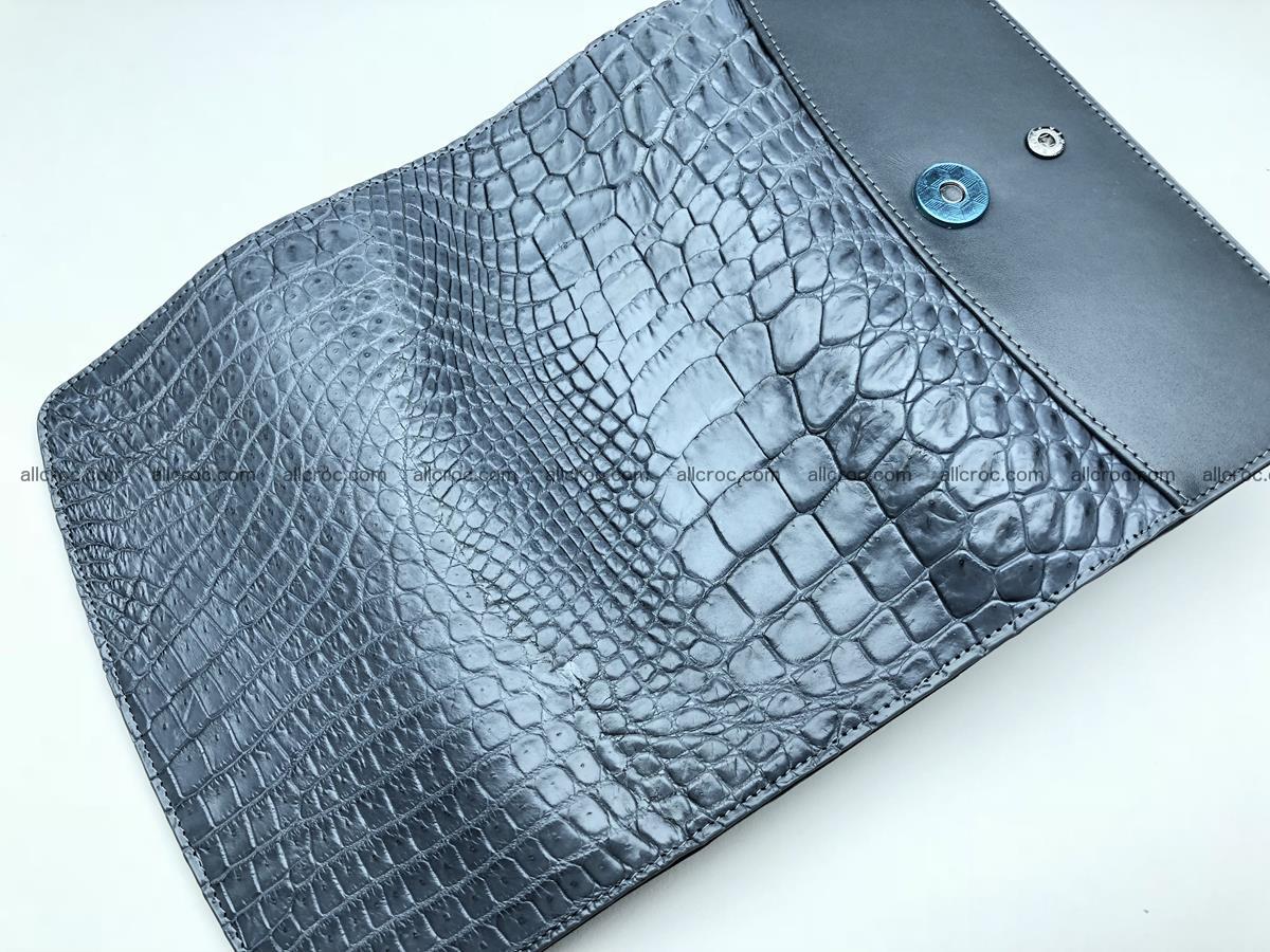Siamese crocodile skin long wallet for women 474 Foto 7