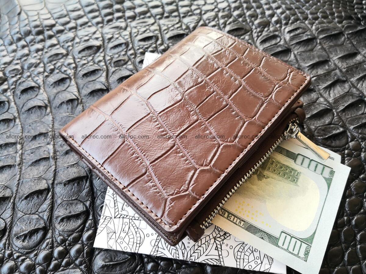 Genuine crocodile skin wallet belly part 392 Foto 0