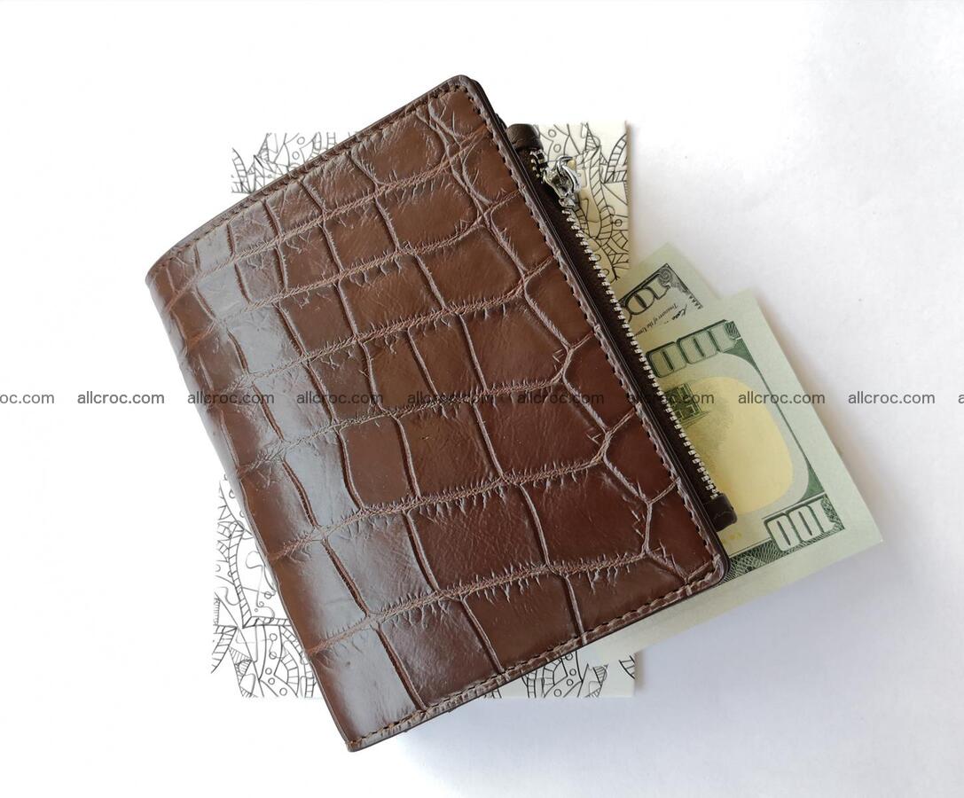 Genuine crocodile skin wallet belly part 392 Foto 2
