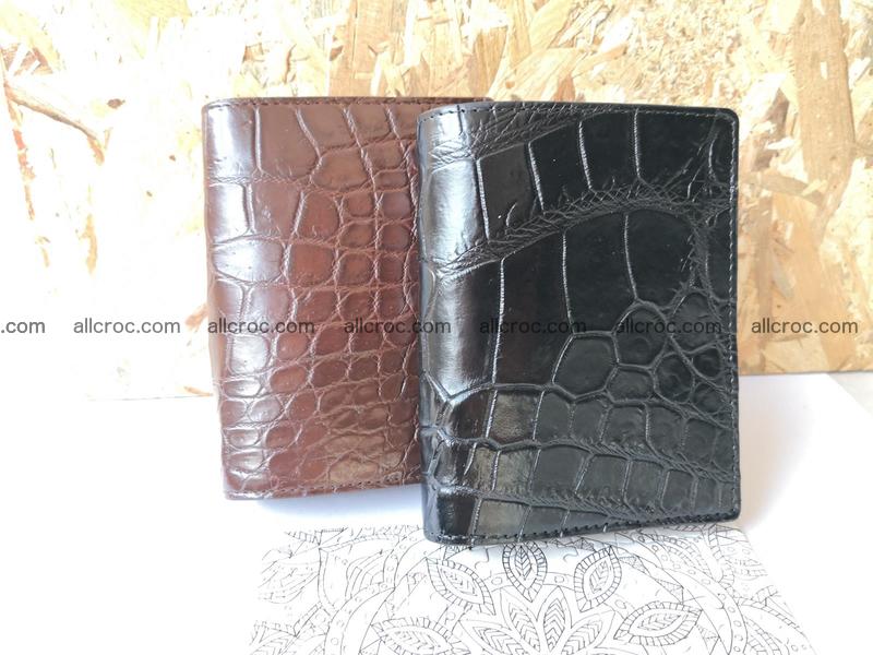 Genuine crocodile skin wallet belly part 392