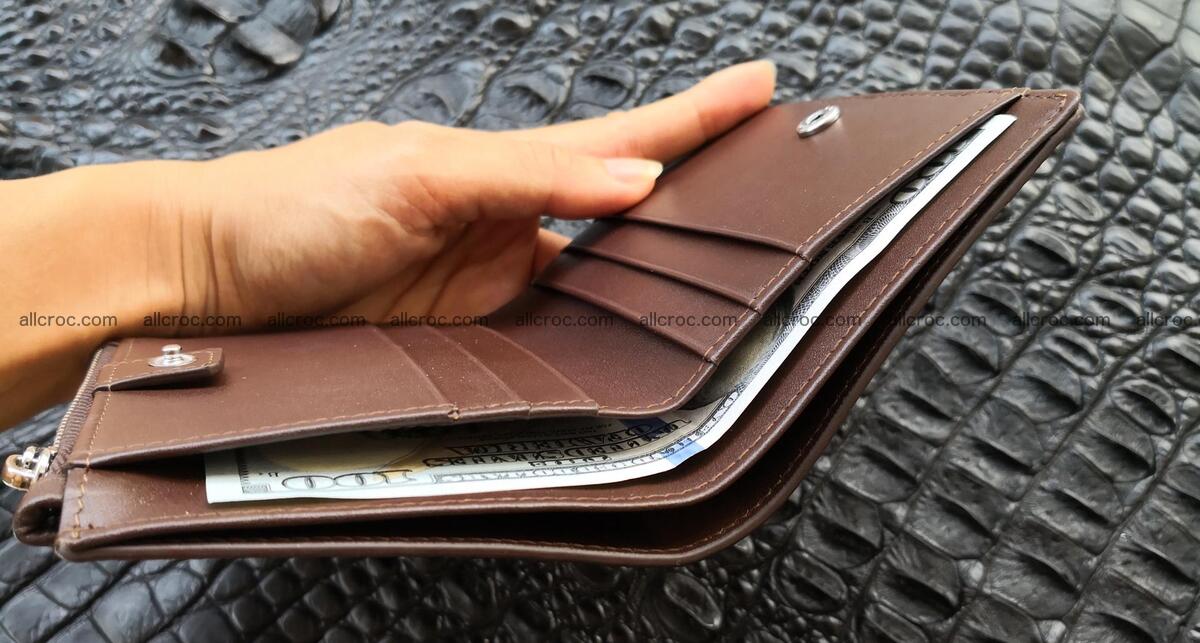 Genuine crocodile skin wallet belly part 392 Foto 4