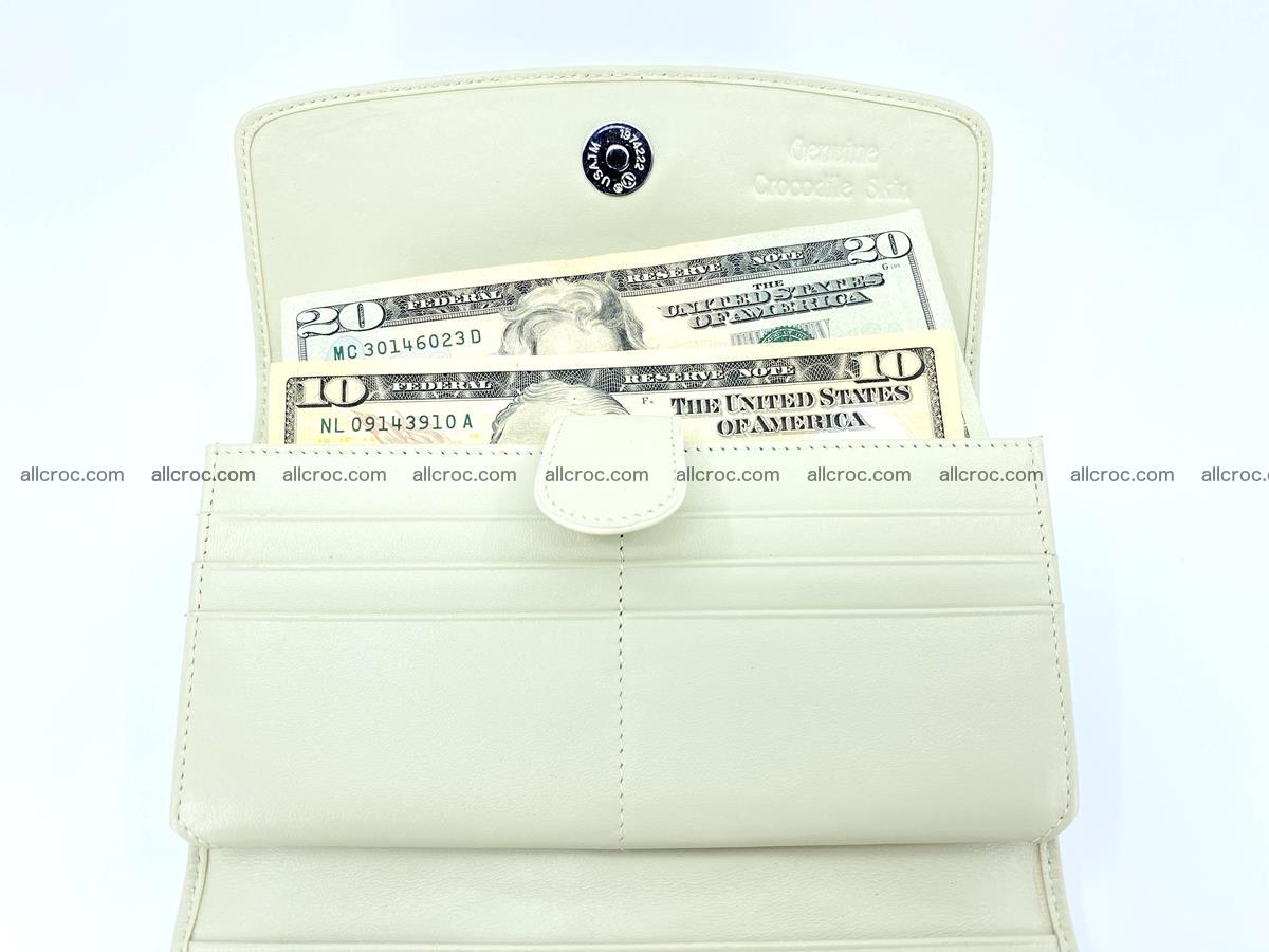Genuine Crocodile skin wallet, long wallet for women 520 Foto 5