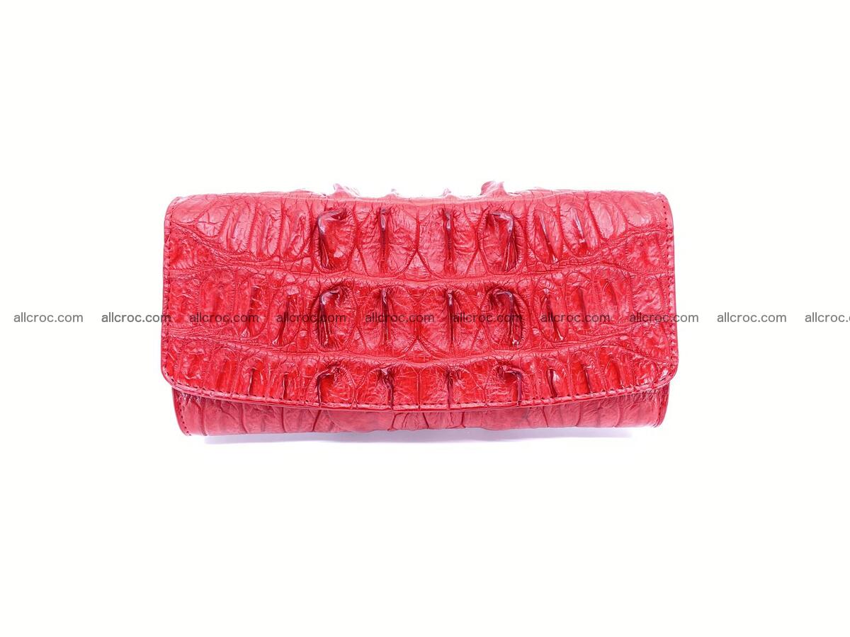 Genuine Crocodile skin wallet, trifold, long wallet 1613 Foto 0