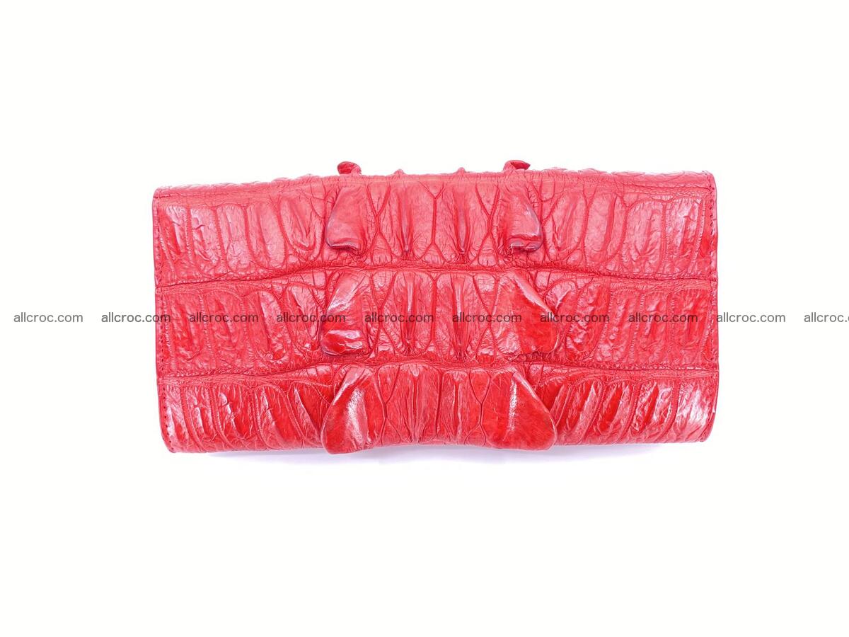 Genuine Crocodile skin wallet, trifold, long wallet 1613 Foto 1