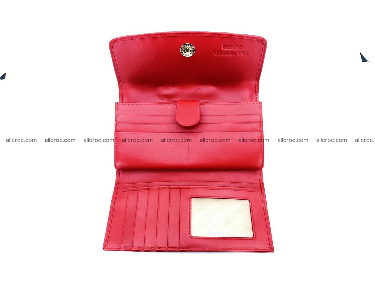 Genuine Crocodile skin wallet, trifold, long wallet 1613 Foto 3